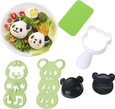 Produktbild von Form, Bento-Box-Zubehör, Bento-Boxen für Kinder, Mittagessen-Dekor, Lunchbox für Kinder, Kawaii-Küchen-Sushi-Set in Tierform, Sushi-Form, DIY-Presse, Sandwichmaker für Sandwichpresse
