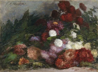 Produktbild von Legendarte - Kunstdruck auf Leinwand - Jeté De Fleurs Eugène Boudin - Wanddeko, Canvas cm. 60x80