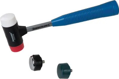 Produktbild von Silverline - Universalhammer mit vier auswechselbaren Schlagflächen