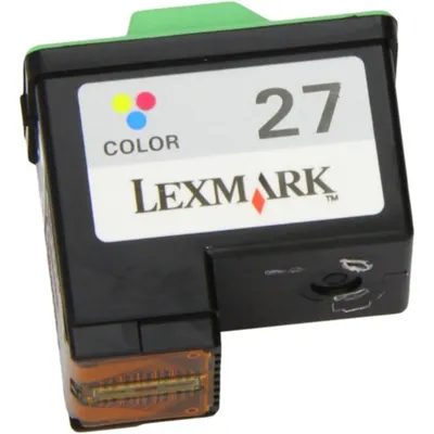 Immagine prodotto di Cartuccia d'inchiostro Lexmark n. 27 - ciano, magenta, giallo - getto d'inchiostro - 220 pagine