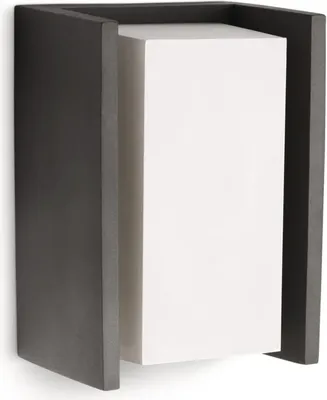 Produktbild von Philips myGarden Wandleuchte Bridge, 15W energiesparend, Höhe 21 cm, anthrazit, 163519316 [Energieklasse A]