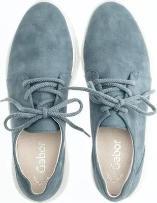Immagine prodotto di Gabor 64.192 scarpe da donna - scarpe da ginnastica comode e stringate blu per il tempo libero NUOVO