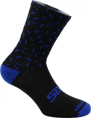 Produktbild von SIXS Merinosocken schwarz/blau I. (36-39)