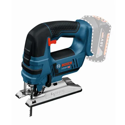 Produktbild von Bosch GST 18 V-LI B SOLO Profi-Akku-Stichsäge, 120 mm Schnitttiefe, variable Geschwindigkeit, Pendelhub, ohne Akku
