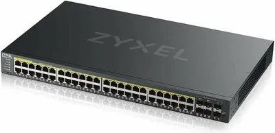 Produktbild von ZyXEL GS2220-50HP-EU0101F - Zarządzany - L2 - Gigabit Ethernet (10/100/1000) - Power over Ethernet (PoE) - Montaż w szafie rack