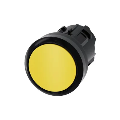 Produktbild von Siemens DRUCKTASTER, GELB, 15 g, 104 mm, 30 mm, 30 mm
