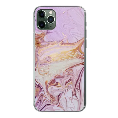 Produktbild von MuchoWow® Handyhülle Schutzhülle Hülle für iPhone 11 Pro Max Marmor - Farbe - Abstrakt Silikon Softcase Handy Hülle - Schutz