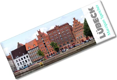 Produktbild von streetline Lübeck Marzipan Speicher Panorama Souvenir Magnet