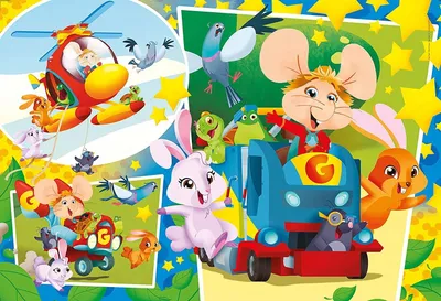 Image de CLEMENTONI Puzzle Souris Gigio MAXI 104 pièces