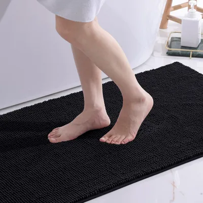 Zdjęcie produktu dla Mata pod prysznic z weluru, 60 x 120 cm - Miękka i antypoślizgowa