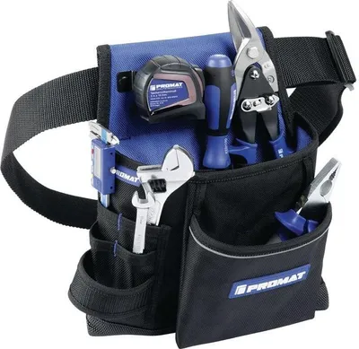 Produktbild von PROMAT Gürteltasche H270xb80xt250mm Wasserresistent