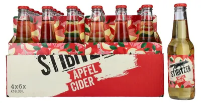 Image de Stibitzer Apfel Cider 4,5% Vol. 4x6x0,33l