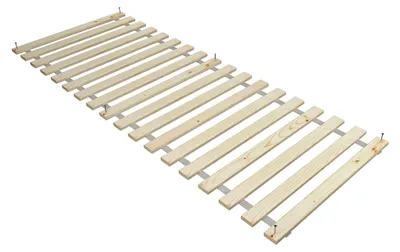Produktbild von Holztech Rollrost 350 kg - Robuster Lattenrost aus heimischen Wäldern - Unbehandelter Rolllattenrost für gesunden Schlaf (80x200)