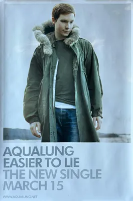 Productafbeelding van Aqualung - Easier to Lie, 2003 - Poster - 50x70 cm