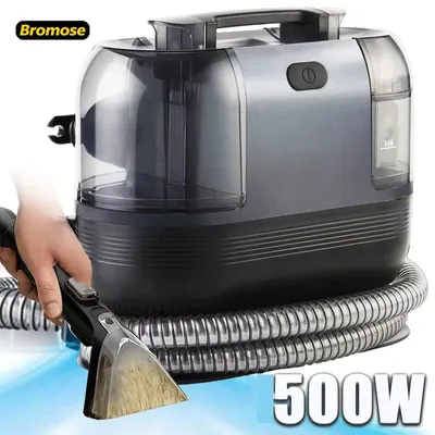 Imagen del producto de Aspiradora de alfombras portátil - 500 W de potencia - 15 kPa de succión - Ideal para alfombras y muebles