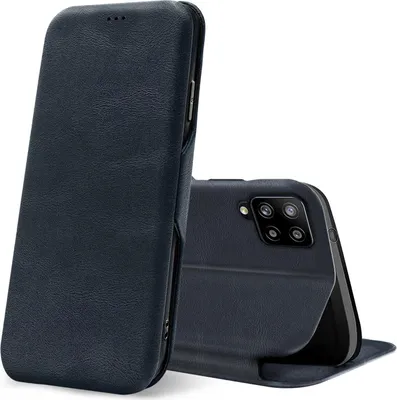 Produktbild von Conie Retro Klapp Tasche für Samsung Galaxy A12 / M12 Kartenfach Hülle Rundumschutz in Blau