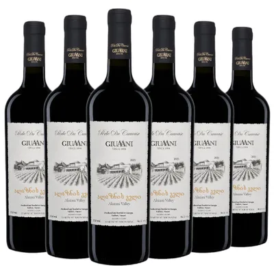 Produktbild von Giuaani Alazani Valley Weiß Georgischer Weißwein Lieblich (6 x 0,75L)