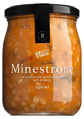 Productafbeelding van Original Italienische Hausmannskost Minestrone Suppe mit nussigem Dinkel