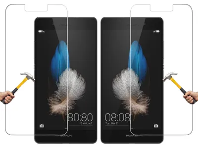 Produktbild von ino 2x Schutzglas kompatibel mit Huawei P8 Lite 2017 Panzer Panzerglas Displayschutzglas Schutz Glas Displayglas 9H Schutz