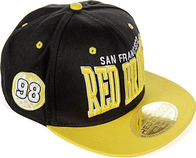Produktbild von Red Bridge Uni Logo Cap Fitted Signature Bestickt 60cm Schwarz-Gelb One Size