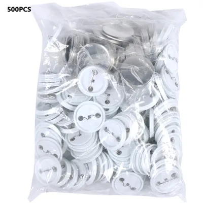 Obrázek produktu pro 500 kusů 44 mm/1,75 palce DIY knoflíkové odznaky, vhodné pro oděvy a domácí dekorace