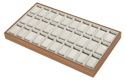 Produktbild von Uhrenbox - Uhrenaufbewahrungskoffer - 30 Uhrenfächer - Große Kapazität - Schmuckaufbewahrung - Deckel mit Sichtfenster