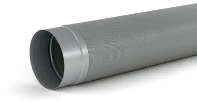 Zdjęcie produktu dla Naber COMPAIR STEEL flow® flex 150 Rura okrągła aluminium, stal nierdzewna 1000 mm 4061008
