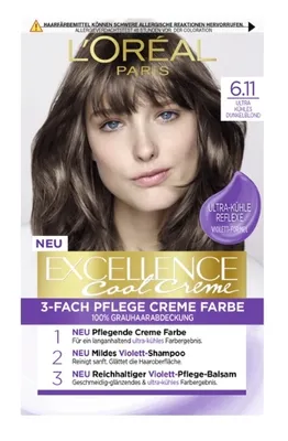Produktbild von Loreal Excellence Cool Creme 6.11