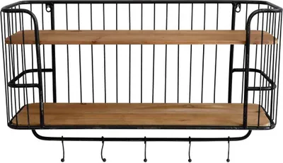 Produktbild von Chic Antique I Altes Regal mit Haken groß