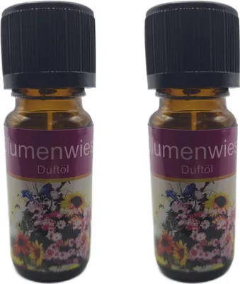 Produktbild von 2 x Duftöl 10ml Grosse Auswahl II  Duftlampe Duftstein Aromaöl Tolle Düfte  - Auswahl: Blumenwiese