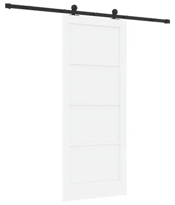 Obrázek produktu pro Posuvné dveře ORKDAL Bílá 83 x 202 cm Masivní borovicové dřevo
