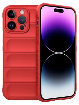 Produktbild von Techsuit Magic Shield Back Cover Hülle für Apple iPhone 14 Pro Max - Rot