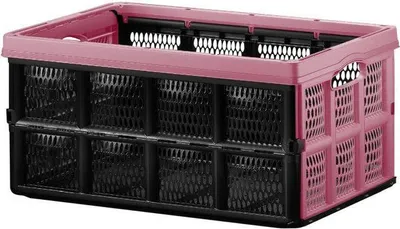 Produktbild von Přepravka skládací 51x34x23cm, nosnost 20kg, plast, mix barev