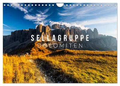 Produktbild von Sellagruppe. Dolomiten (Wandkalender 2027 DIN A4 quer), CALVENDO Monatskalender