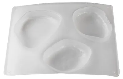 Produktbild von CREARTEC Betongießformen Steine 3-fach 240/350mm - für versch. Materialien - Profigießform - 88147