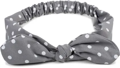 Image de styleBREAKER Bandeau pour femmes avec motif à pois, noeud et élastique, bandeau, headband, pinup, rockabilly, accessoire pour cheveux 04026036