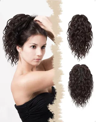 Image de Extension de cheveux pour queue de cheval - 30 cm - Brun