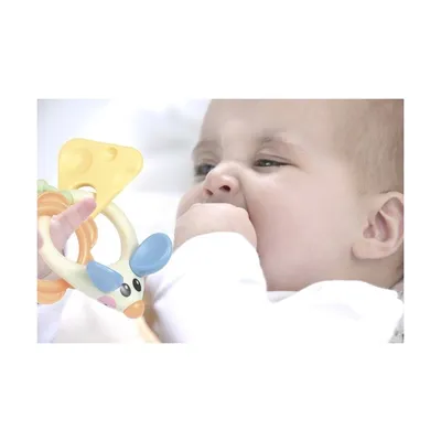 Zdjęcie produktu dla TOLO Baby Mouse Grzechotka Grzechotka zabawka dla niemowląt chwytak pierścień
