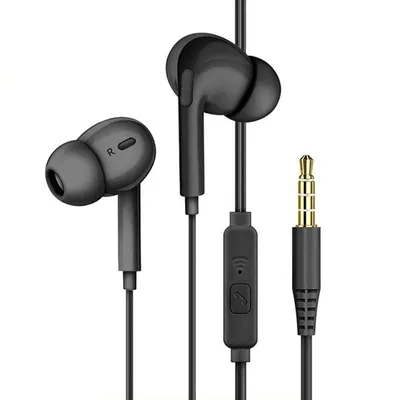 Produktbild von Kabelgebundene In-Ear-Kopfhörer mit 3,5-mm-Klinkenstecker und integriertem Mikrofon für Smartphones und Computer