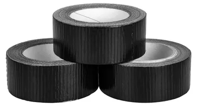 Immagine prodotto di Nastro adesivo in tessuto, premium, nero, 50 m x 48 mm, alta adesività