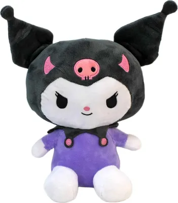 Produktbild von Kuromi Kuscheltier sitzend - ca. 30 cm