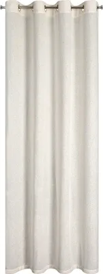 Zdjęcie produktu dla Eurofirany 460527, Przezroczysty, Kremowy, Monochromatyczny, Poliester, Oczko, 160 g/m²