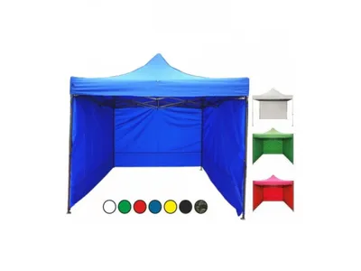 Image de Toit De Rechange Pour Tente Pliante Pavillon 3 X 3 M - Rouge