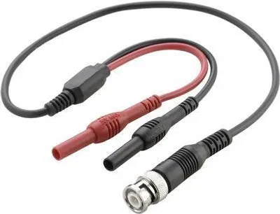 Produktbild von VOLTCRAFT BNC-Messleitung 0.50 m Schwarz, Rot (VC-10906575)