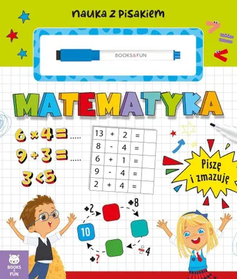 Zdjęcie produktu dla Kolorowanka dla dzieci Matematyka Nauka z Pisakiem