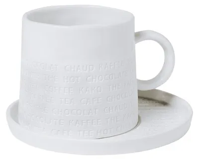 Produktbild von Räder Raumpoesie Tasse mit Untersetzer Frühstück 250 ml