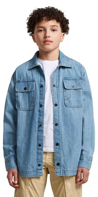Productafbeelding van G-STAR jongensoverhemd GPO, blauw (LIGHT D29731-01-J156), maat 8