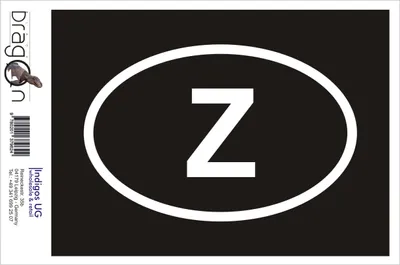 Produktbild von Aufkleber / Autoaufkleber - JDM / Die cut / Auto / OEM - Sambia Z - 160x110 mm pink - Heckscheibe / Heckscheibenaufkleber
