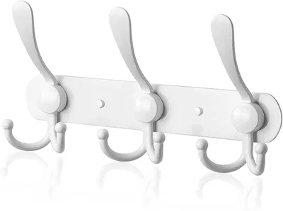 Produktbild von Wandgarderobe und Haken Kleiderhaken, Hakenliste, Garderobenhaken, Edelstahl, Handtuchhaken, Wandhaken, Kleiderhaken, Vintage-Garderobenhalter