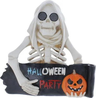 Produktbild von Totenkopf mit LED - ca. 42 x 6 x 42 cm